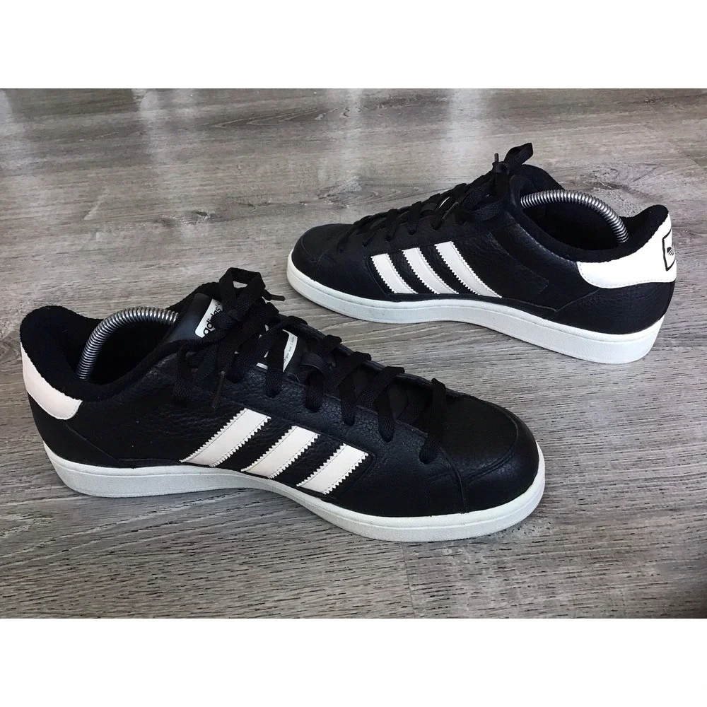 Adidas Super Skate Lo Black White Stripe 2005 Men's Size 11 950977 779001 Shoes